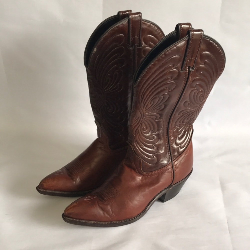 Laredo 11” leather cowboy boots